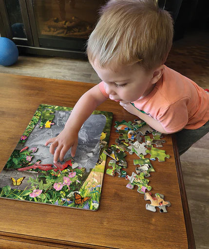 Tray Puzzle - Singing Around the Birdhouse - 35 pieces - Cobble Hill