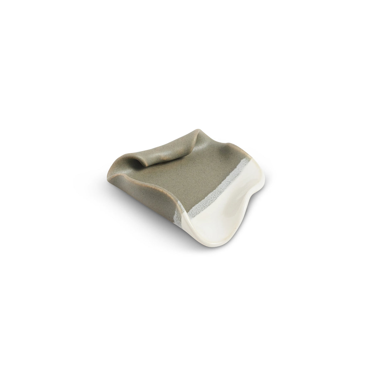 Ring Dish - Grey and White - Hilborn Pottery