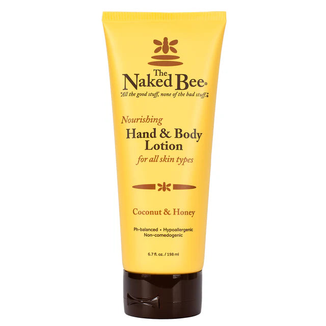 Hand & Body Lotion 6.7 oz - Coconut & Honey - The Naked Bee