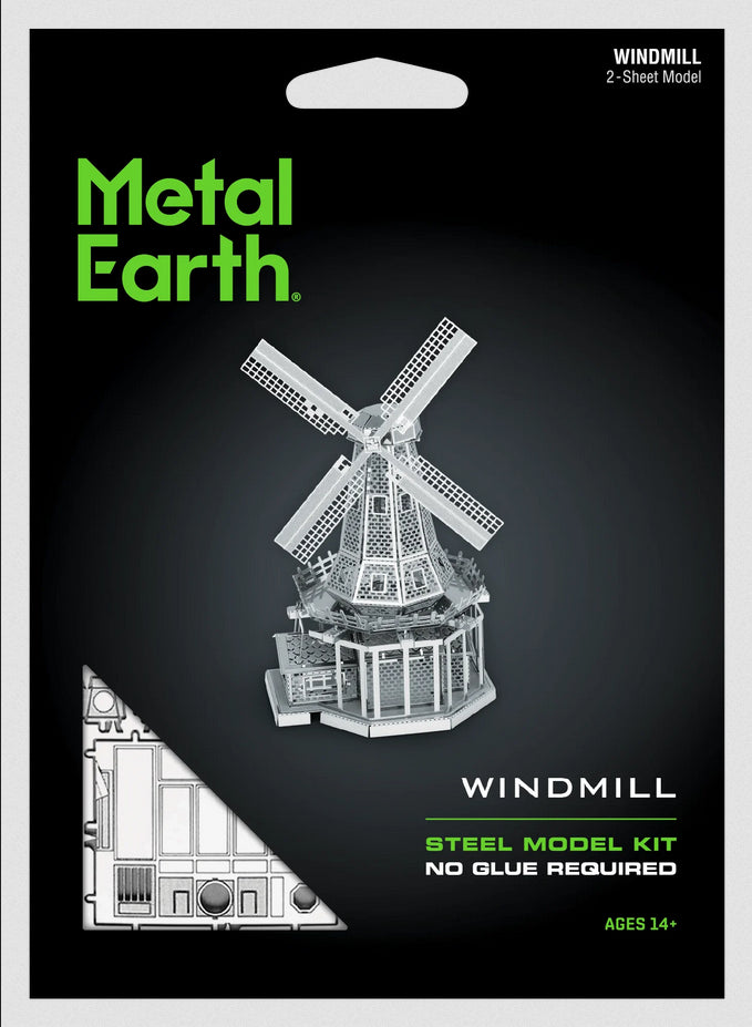 Metal Earth - Windmill - Steel Model Kit - 2 Sheet Model