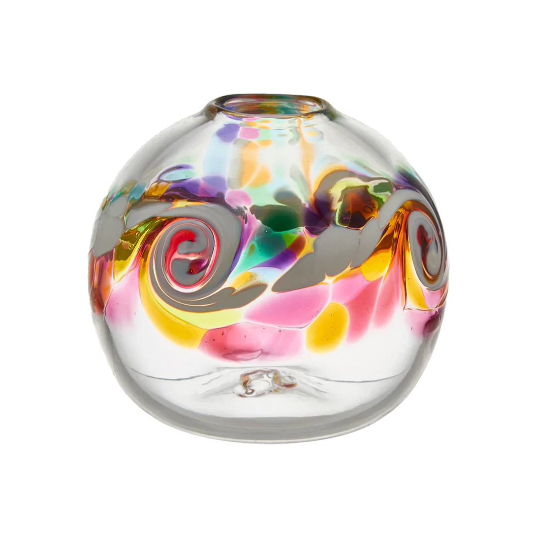 Vase - 7 " - Desert Flower - Canadian Blown Glass