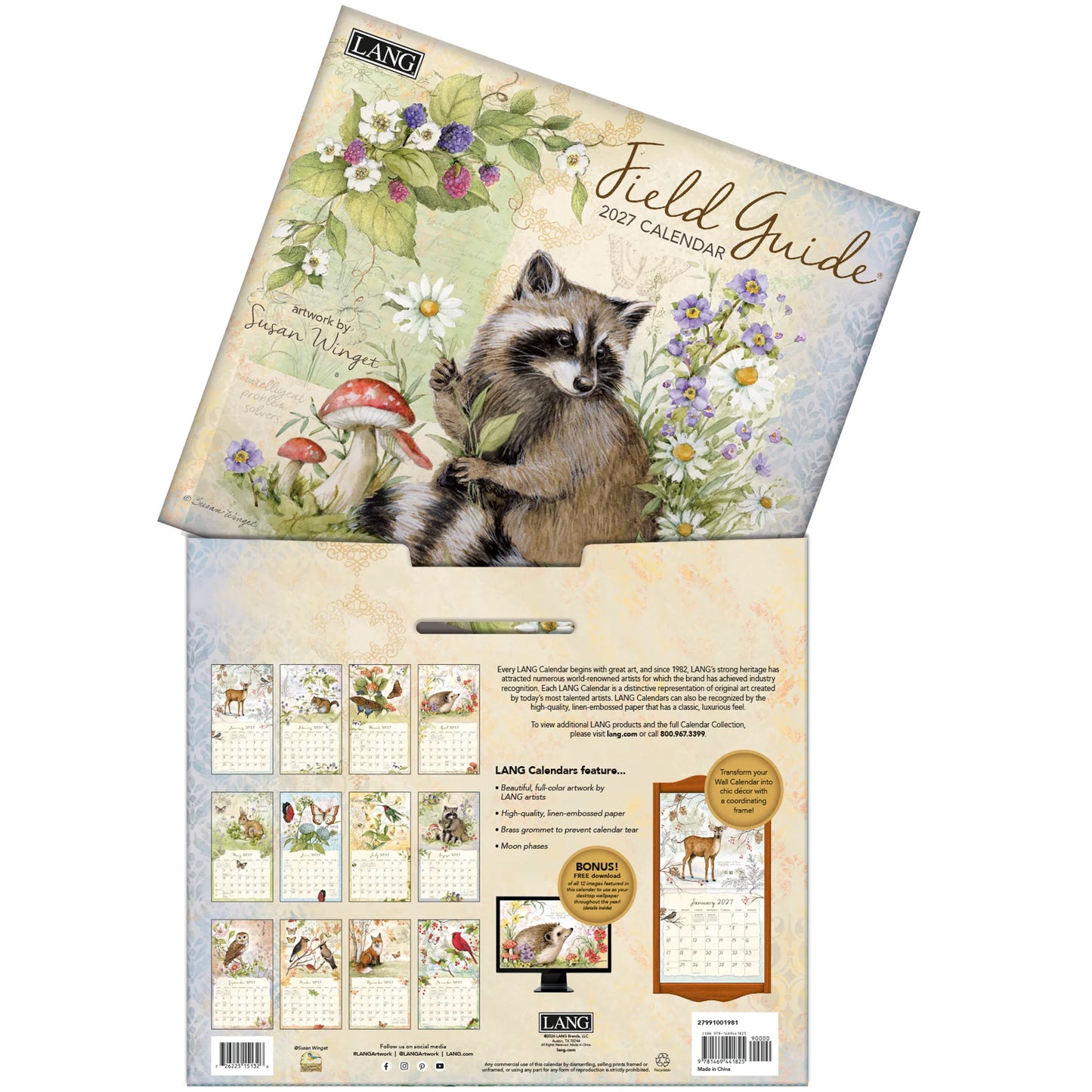 Lang Calendar - Field Guide - Susan Winget
