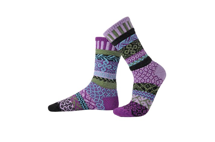 La Seine - Large - Mismatched Crew Socks - Solmate Socks
