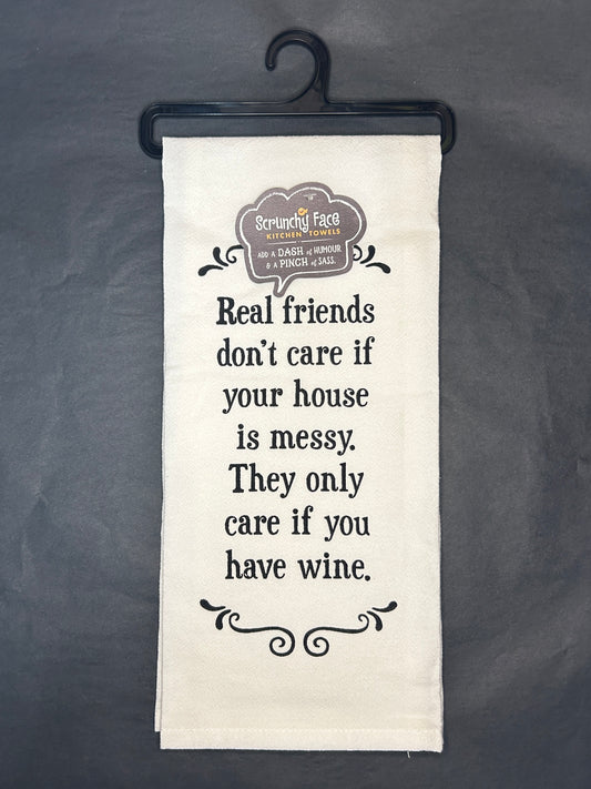 Kitchen Towel - Real Friends - 100% Cotton
