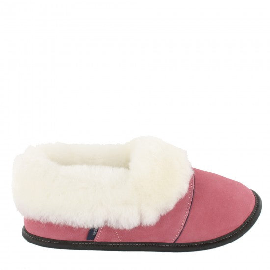 Ladies Low-cut - 10.5/11 Potpourri Rose / White Fur: Garneau Slippers