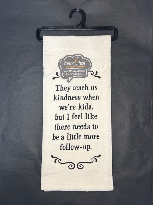 Kitchen Towel - More Follow-Up - 100% Cotton