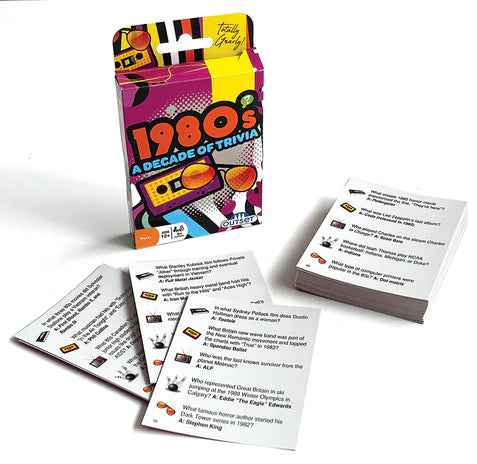 80s Trivia Card Game