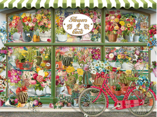 Flowers & Cacti Shop - Easy Handling - 275 piece Cobble Hill Puzzle