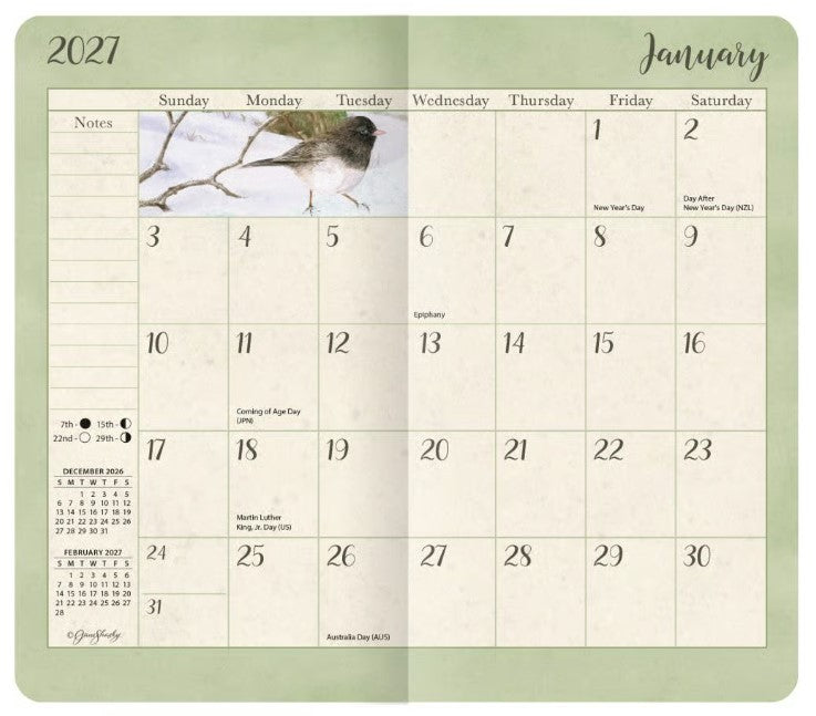 Lang Two Year Pocket Planner - Birds in the Garden - Jane Shasky