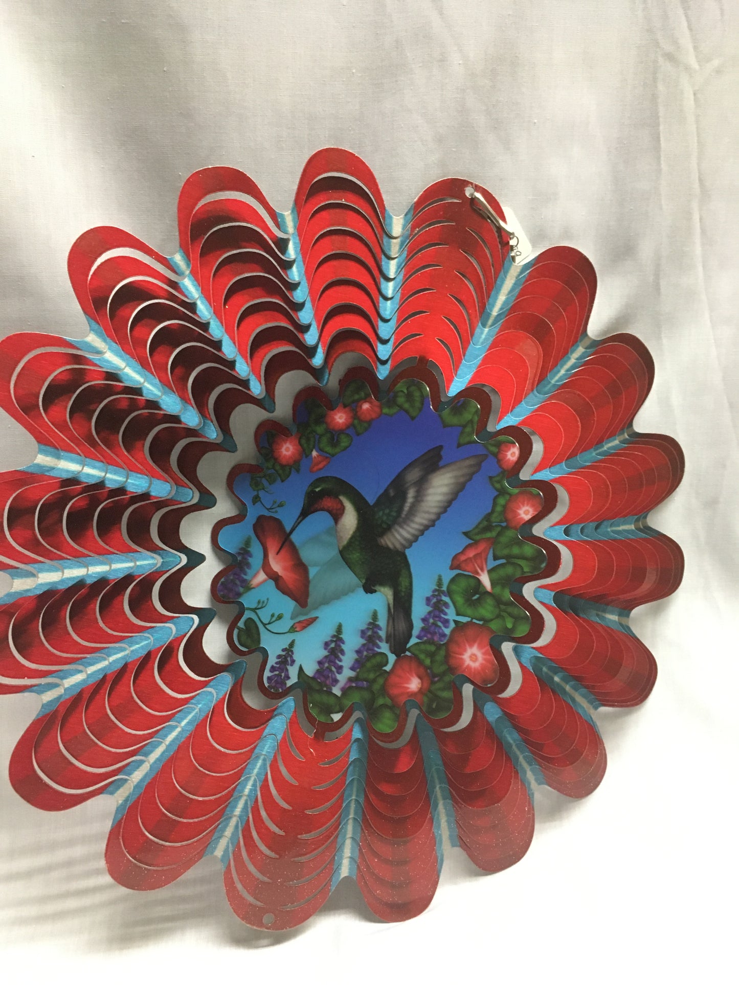 Hummingbird Red Large - Animated Windspinner
