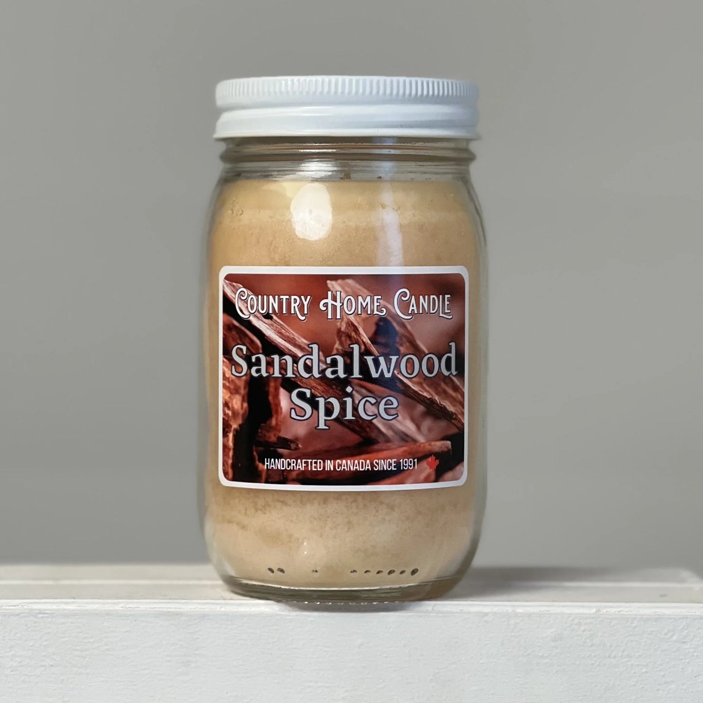Sandalwood Spice - Small Jar - Country Home Candle