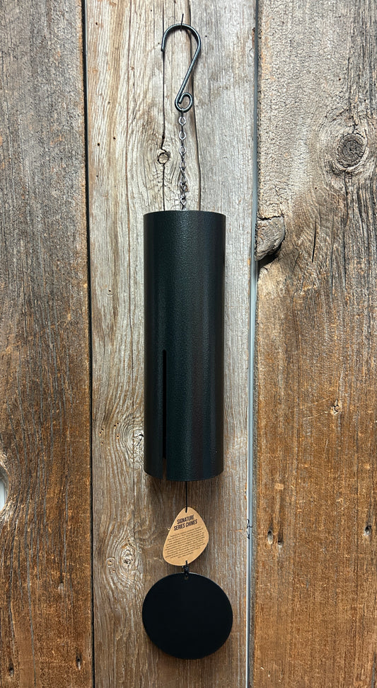 Wind Chime - Deep Single Tone - 36" Cylinder Bell - Green Fleck