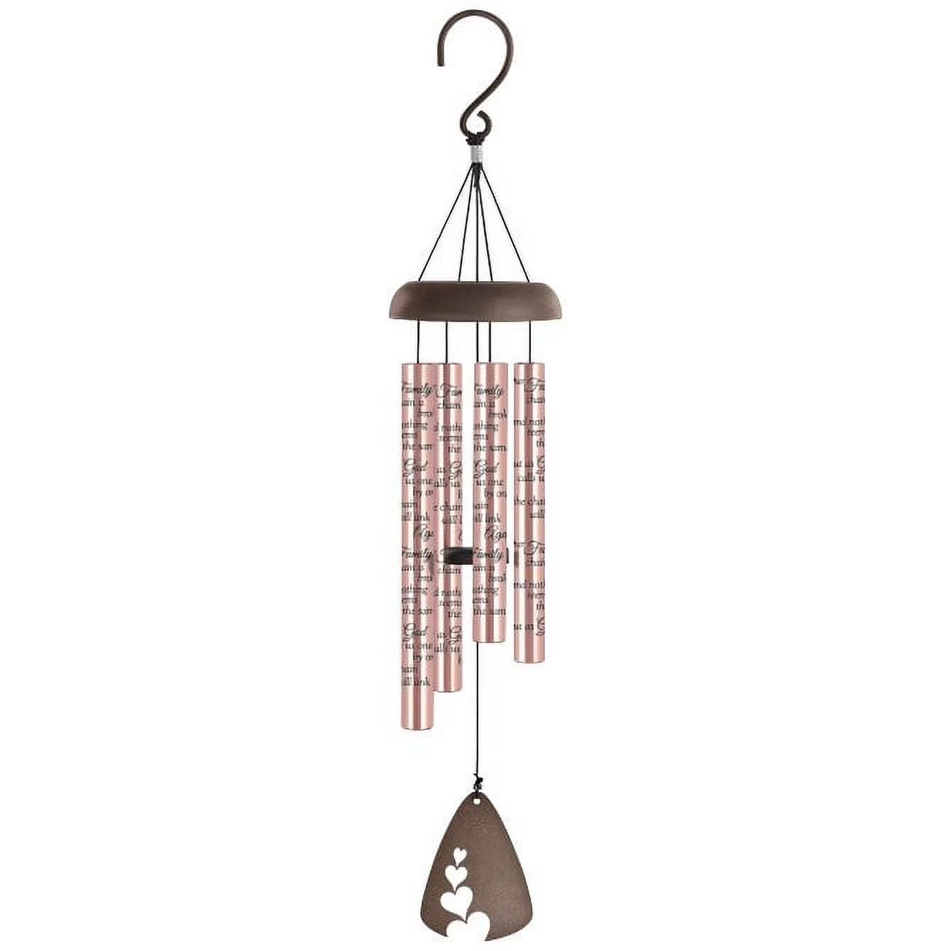 Wind Chime - 21" - Our Family Chain is Broken... - Copper Coloured Tubes - Memory Sonnet Series