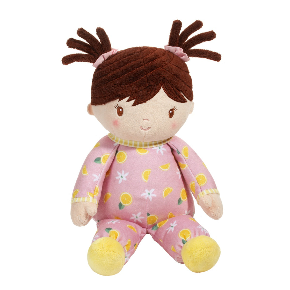 Lainey Lemon Doll - with pink lemony clothes - Babies First Doll - Douglas Plush