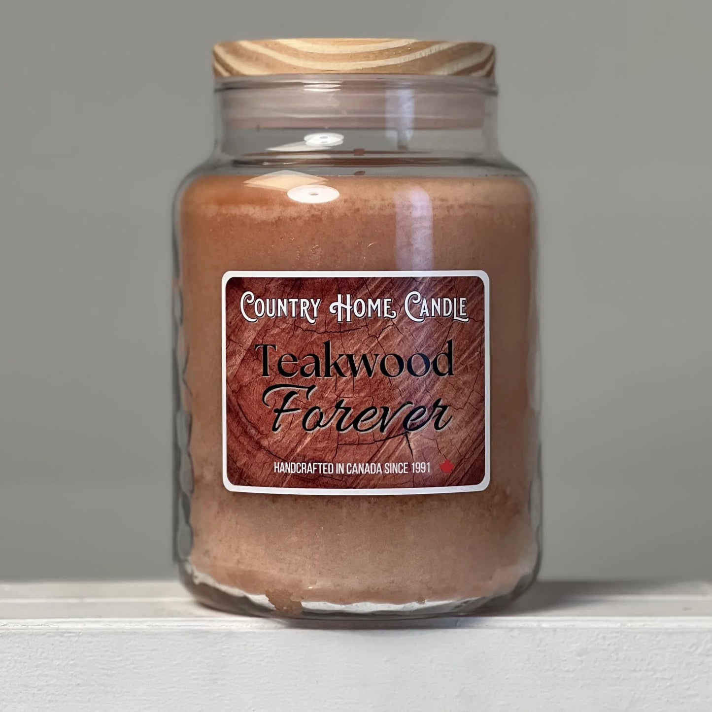 Teakwood Forever - Large Jar - Country Home Candle