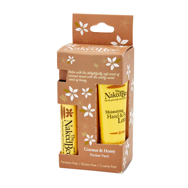 Pocket Pack Gift Set - Coconut & Honey - The Naked Bee