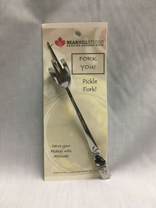Fork-You Pickle Fork - Black Stone - Canadian Handcrafted