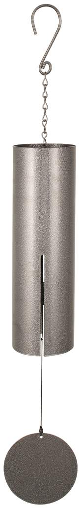 Wind Chime - Deep Single Tone - 36" Cylinder Bell - Pewter Fleck