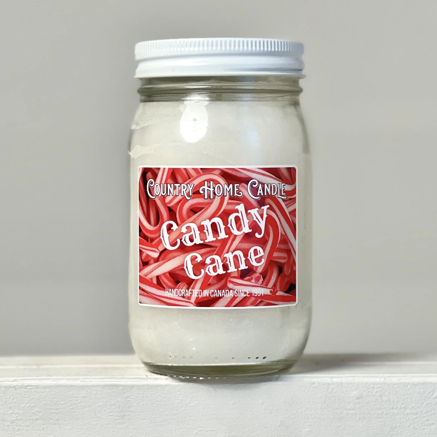 Candy Cane - Small Jar - Country Home Candle