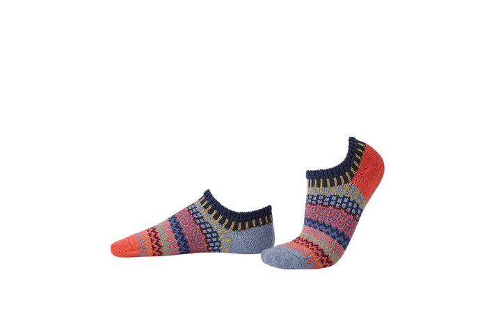Masala - Large - Mismatched Ankle Socks - Solmate Socks