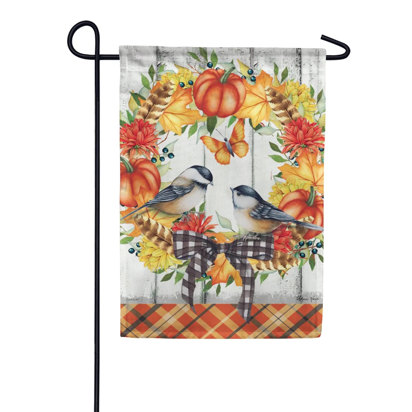 Chickadee - Garden Flag - 12.5" x 8"
