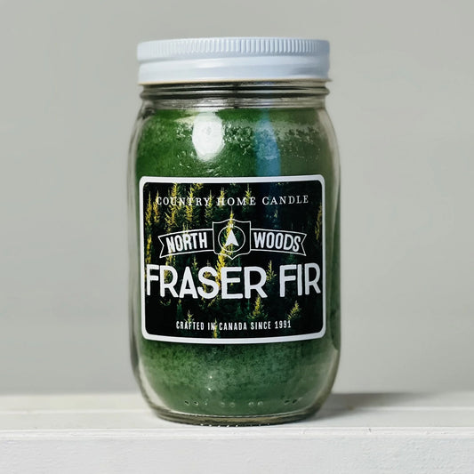 North Woods Fraser Fir - Small Jar - Country Home Candle - 16oz
