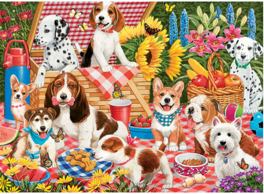 Picnic Party - Family Pieces - 350 Piece Cobble Hill Puzzle