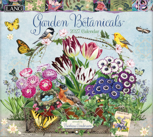 Lang Calendar - Garden Botanicals - Barbara Anderson
