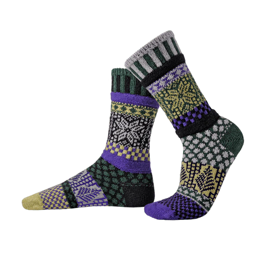 Balsam - Large - Mismatched Crew Socks - Solmate Socks