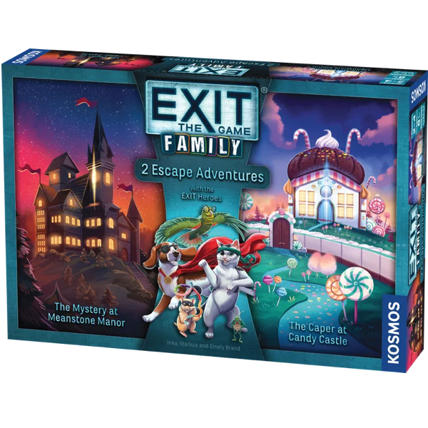 Exit - 2 Escape Adventures - The Mystery at Meanstone Manor and The Caper at Candy Castle