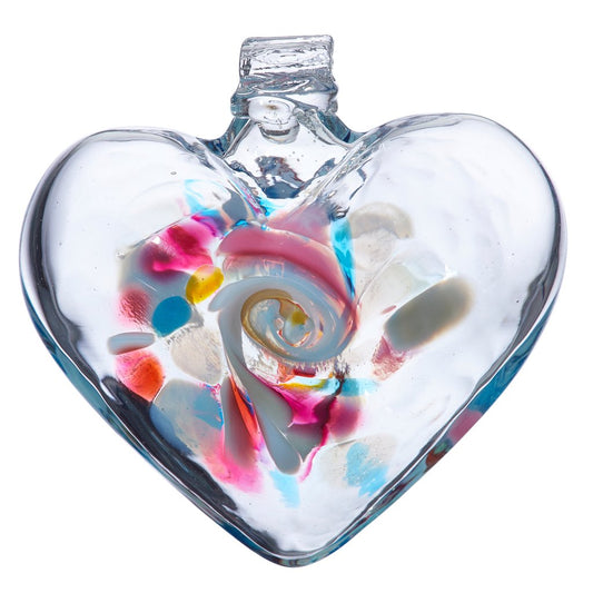 3" Heart of Memories - Canadian Blown Glass