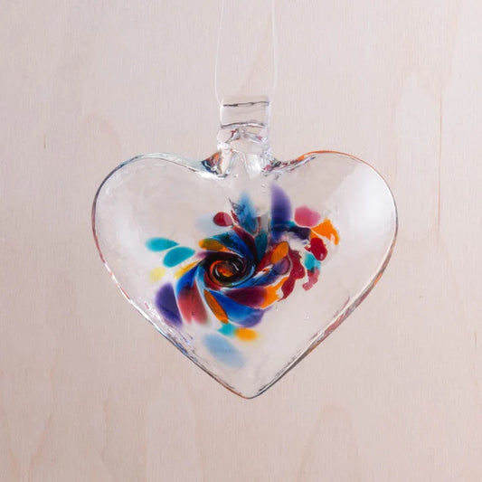 3" Heart of Friendship - Canadian Blown Glass