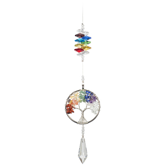 Tree of Life in Circle - Canadian Handmade Rainbow Maker