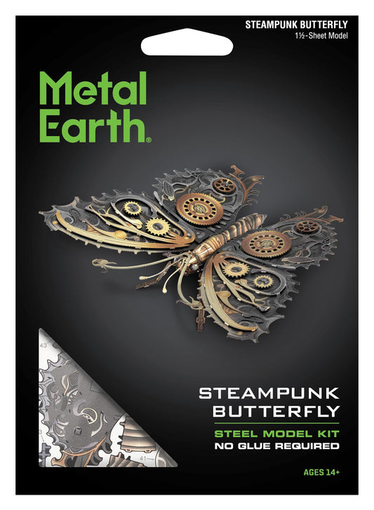Metal Earth - Steampunk Butterfly - Steel Model Kit - 1.5 Sheet Model