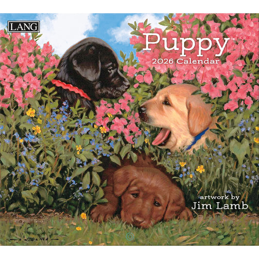 Lang Calendar - Puppy - Jim Lamb