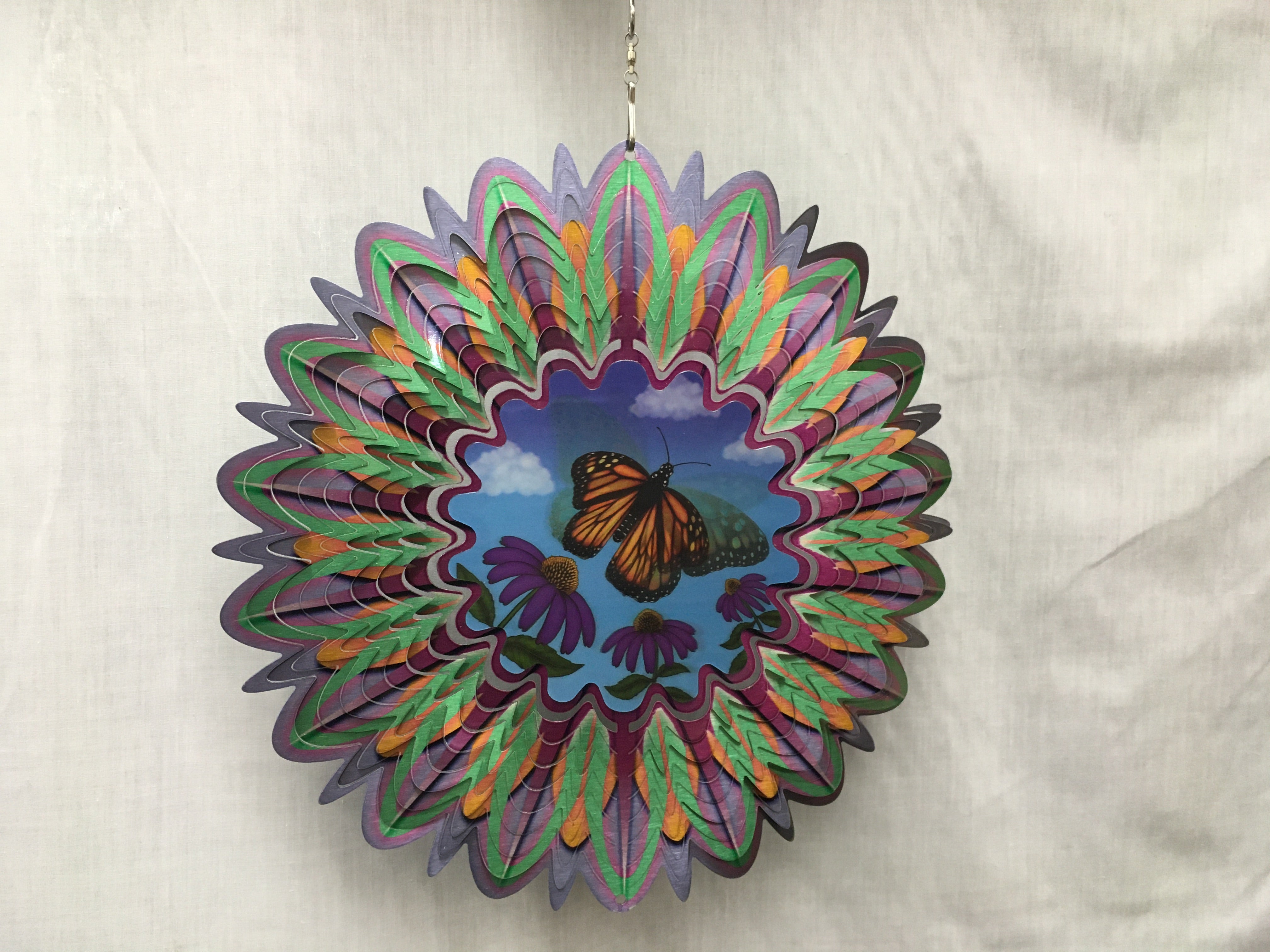 Monarch Butterfly Large - Animated Wind Spinner – Patina's of Ingersoll