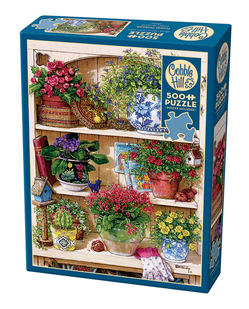 Flower Cupboard - 500 Piece Cobble Hill Puzzle