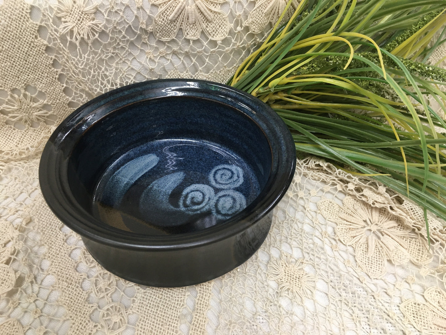 Brie Baker, Blue Stone - Pavlo Pottery - Canadian Handmade