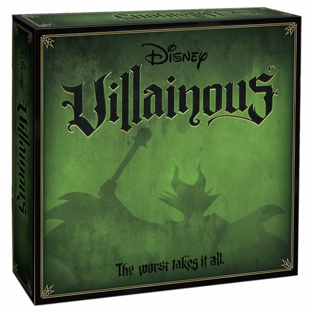 Disney Villainous - Original Board Game - Captain Hook, Maleficent, Jafar, Ursula, Prince John and the Queen of Hearts.