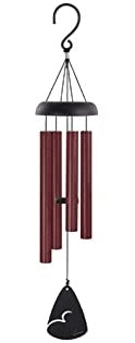 Chime - 21" Burgundy Tubes - Black Metal top and Sail