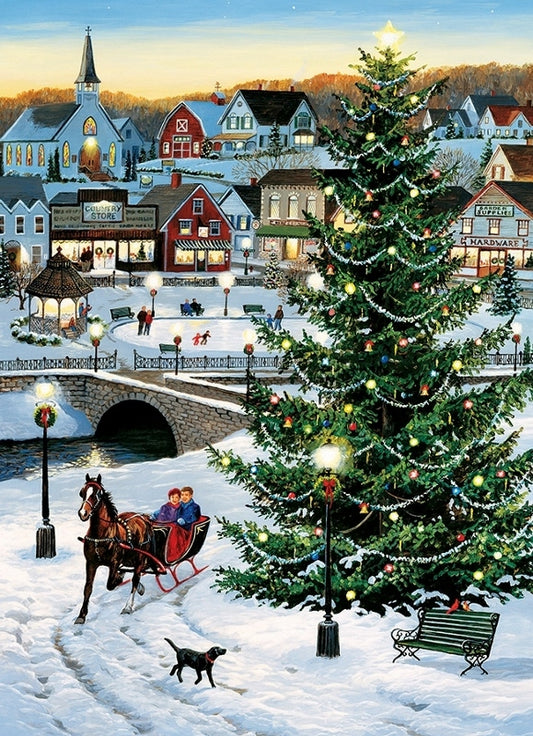 Village Tree - 1000 Piece Cobble Hill Puzzle