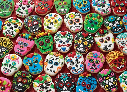 Sugar Skull Cookies - 1000 Piece Cobble Hill Puzzle