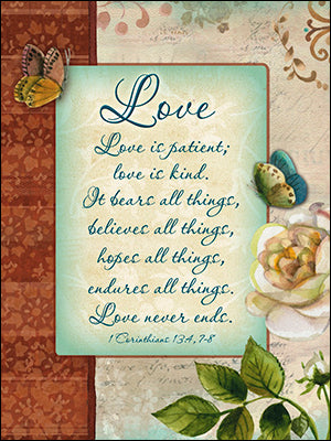 Wedding - Love is Patient, Love is Kind...  May Your Life Together be Blessed