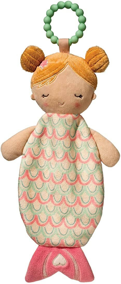 Mermaid - Teether Blanket - Lil' Sshlumpie - 13 inch - Douglas Baby