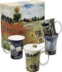 Monet - Classics - Set of Four Fine Bone China Mugs in Collector Box