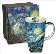 Van Gogh - Starry Night - Single Fine Bone China Grande Mug in Collector Box - Large Tall Mug