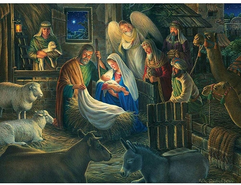 Away in a Manger  - 500 Piece Cobble Hill Puzzle