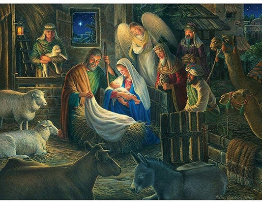 Away in a Manger  - 500 Piece Cobble Hill Puzzle