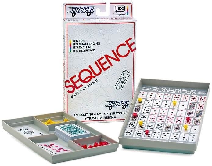 Sequence Travel - ages 7 and up, for 2  players