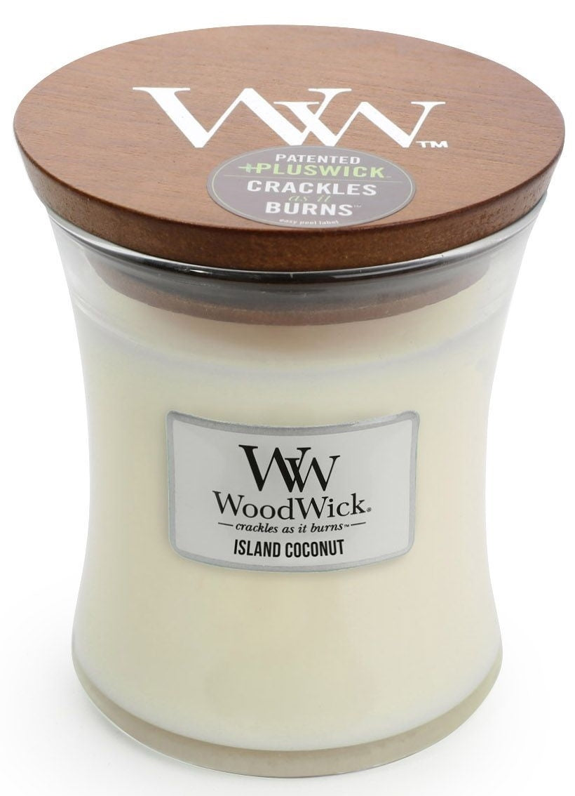 Island Coconut - Medium - WoodWick Candle